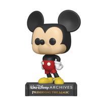 Boneco colecionável Funko Pop! Arquivos da Disney: Mickey Mouse