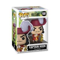 Boneco colecionável Funko Pop! Capitão Hook, vilões da Disney Boneco colecionável Funko Pop! Capitão Hook, vilões da Disney