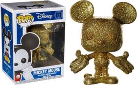 Boneco colecionável Funko Pop Disney Gold Diamond Mickey