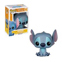Boneco Colecionável Funko Pop! Disney Lilo & Stitch Sentado 159 Vinil 9cm 3+ Candide - 11822