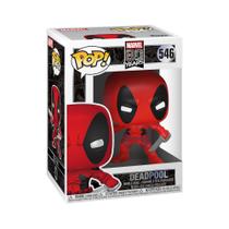 Boneco colecionável Funko POP! Marvel 80º Deadpool 9cm