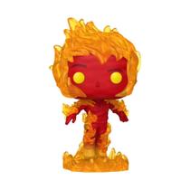 Boneco Colecionável Funko Pop! Marvel Quarteto Fantástico Tocha Humana Cabeça Oscilante Boneco Colecionável Funko Pop! Marvel Quarteto Fantástico Tocha Humana Cabeça Oscilante