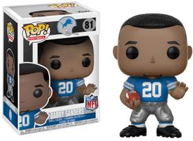 Boneco colecionável Funko POP NFL Barry Sanders Lions Home