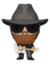 Boneco colecionável Funko POP Rocks ZZ Top Billy Gibbons