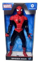 Boneco Colecionável Herói Menino Personagem Spider Man Homem Aranha Tradicional Vermelho E Preto Coleção Heróis Marvel Hasbro Brinquedos