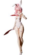 Boneco colecionável HiPlay Snail Shell Bunny Girl, escala 1/12