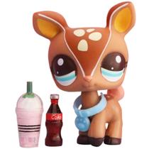 Boneco colecionável Junior Pet Shop lps Deer 2499 com acesso.