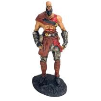 Boneco Colecionável Kratos Personagem Serie God Of War em Resina 20,5 cm