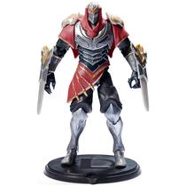 Boneco colecionável League of Legends Zed de 6 polegadas com 2 acessos.