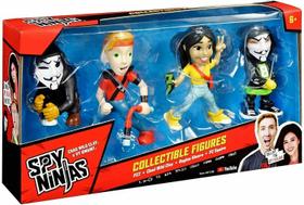 Boneco colecionável, pacote com 4 bonecos Spy Ninjas Chad, multicolor Boneco colecionável, pacote com 4 bonecos Spy Ninjas Chad, multicolor