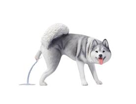 Boneco colecionável para cães HiPlay JXK Siberian Husky em escala 1:6