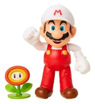 Boneco Colecionável Super Mario Com Acessório 10cm - Sunny