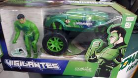 Boneco Com Carro Super Vigilante Verde B208 Mielle