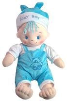 Boneco Com Roupinha Baby Boy 30Cms - Azul