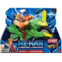 Boneco com Veiculo Masters of the Universe he-man Mattel HBL74