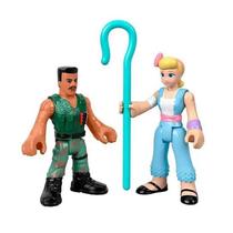 Boneco Combate Carl e Bo Peep Toy Story 4 Imaginext