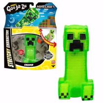 Boneco Creeper Elástico Minecraft Goo Jit Zu Sunny 4402