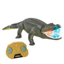 Boneco Crocodilo Com Controle Infravermelho Dmt6441