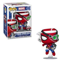 Boneco Cyborg Spider-Man 723 Pop Funko Marvel