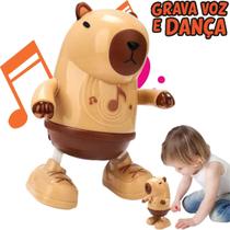 Boneco Dançante Capivara Brinquedo Infantil Para Menino Pronta Entrega