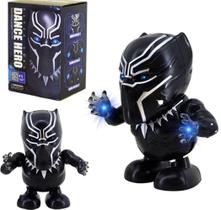 Boneco Dançante Pantera Negra Robô Hero Dance