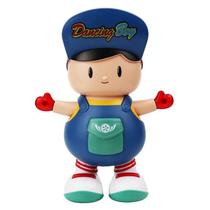 Boneco Dançarino Mexe Remexe Dancing Boy Azul Luzes Sons Envio Rápido