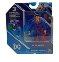 Boneco DC Liga da Justiça Superman 10 cm Sunny Colecionável