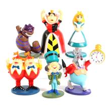 Boneco de ação Alices no País das Maravilhas Cheshires Cats x6 7-8cm