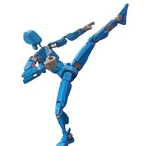 Boneco de ação Anager Lucky T13 Articulated Robot Blue