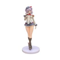 Boneco de ação Anime Girl PVC de 24 cm com linda roupa Gi Boneco de ação Anime Girl PVC de 24 cm com linda roupa Gi