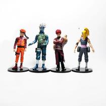 Boneco de ação Bandai Naruto Sasuke Gaara Hinata 12cm