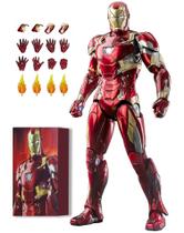 Boneco de ação BANOBI Ironman MK46 18cm com acessórios 1/10