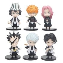 Boneco de ação Bleachs Kurosakis Ichigos Anime 10 cm 6 unidades/lote