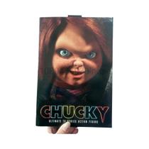 Boneco De Ação Bride of Chucky NECA Good Guys Ultimate Christmas Chucky Modelo De PVC Movível
