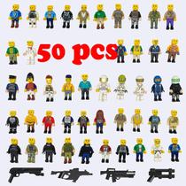 Boneco de ação Building Block Toy BOIWEX WW2 Army 50 unidades Boneco de ação Building Block Toy BOIWEX WW2 Army 50 unidades