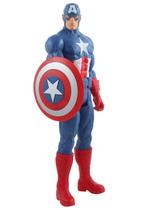 Boneco de ação Capitão América da Marvel Avengers Titan Hero Series