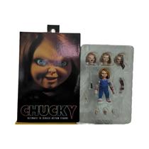 Boneco De Ação Chucky De Child's Play NECA Good Guys Ultimate Bride of Chucky Gets Lucky Modelo De
