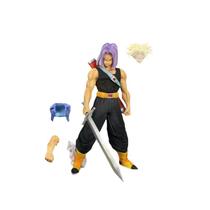 Boneco de ação colecionável Dragon Ball Trunks 27 cm em PVC Boneco de ação colecionável Dragon Ball Trunks 27 cm em PVC
