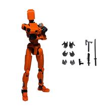 Boneco de ação de terceira geração Lucky 13 Robot 13 cm em PVC Boneco de ação de terceira geração Lucky 13 Robot 13 cm em PVC