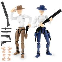 Boneco de ação Deeplus Titan 13 Cowboy T Lucky 13 Boys 14cm Boneco de ação Deeplus Titan 13 Cowboy T Lucky 13 Boys 14cm