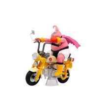 Boneco de ação Dragon Ball Z Majin Buu 11cm com motocicleta