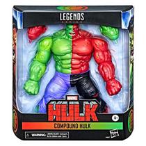 Boneco de ação exclusivo Marvel Legends Series Avengers Compound Hulk 15,2 cm