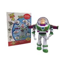 Boneco De Ação Falante Disney Pixar Toy Story 4 Buzz Lightyear De 33cm Com Corpo De Pano - Presente Boneco De Ação Falante Disney Pixar Toy Story 4 Buzz Lightyear De 33cm Com Corpo De Pano - Presente