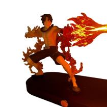 Boneco de ação Fire Fist Ace Light-up 20 cm PVC Anime One Piece