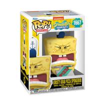 Boneco de ação Funko Pop! Animação Bob Esponja Krusty Krab