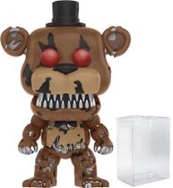 Boneco de ação Funko POP Five Nights at Freddy's Nightmare Freddy com protetor de caixa