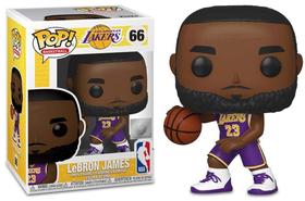 Boneco de ação Funko POP! Lebron James da NBA Lakers 9,5 centímetros