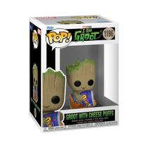 Boneco de ação Funko Pop! Marvel I Am Groot com bolinhos de queijo