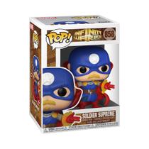 Boneco de ação Funko Pop! Marvel Infinity Warps Soldier Supreme