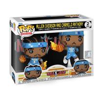 Boneco de ação Funko Pop! NBA JAM: Nuggets pacote com 2 unidades de Allen Iverson e Carmello Anthony